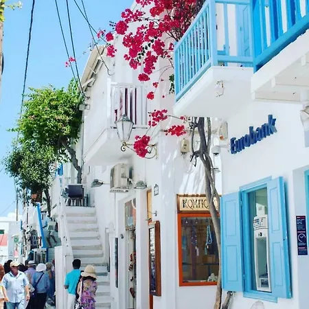 公寓 Luxury In The Heart Of Mykonos Town