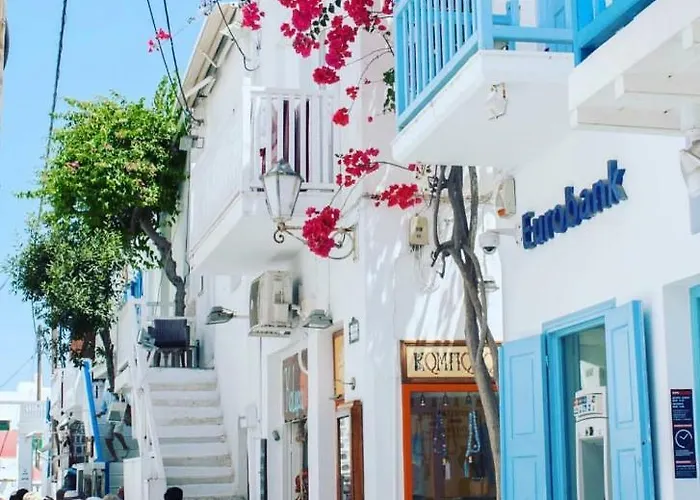 アパート Luxury In The Heart Of Mykonos Town